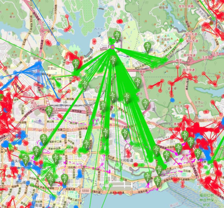 针包行动 《山河重生，绿回星海》正在深圳市内实施！经过长达2个月的巨量时间准备，今日14点开始，二十余名特工在深圳市内先后清理挡线，成功让针包在深圳市中心重现，link数超过346！目前行动仍在进行，点此膜蛤观看直播